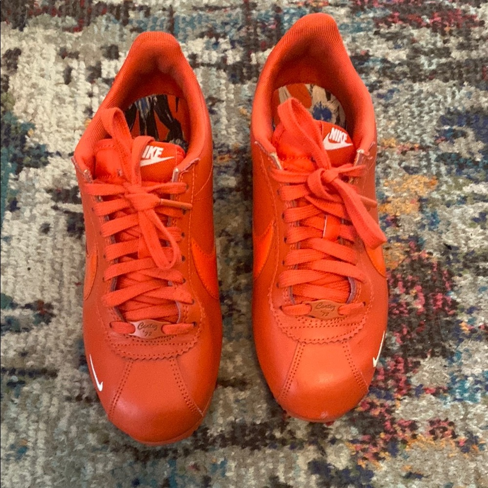 Nike Bright Orange Athletic Shoes